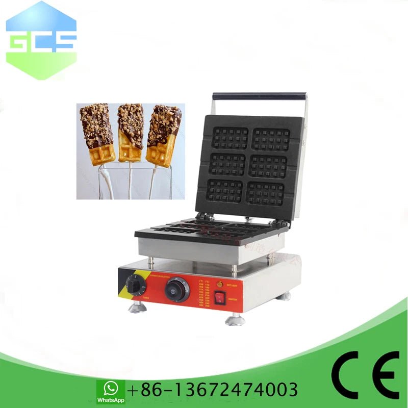 Gaufrier Électrique Multifonction 1750W - Appareil Professionnel avec Plaques Interchangeables pour Maison et Commerce - Cuisine Chez Nadine