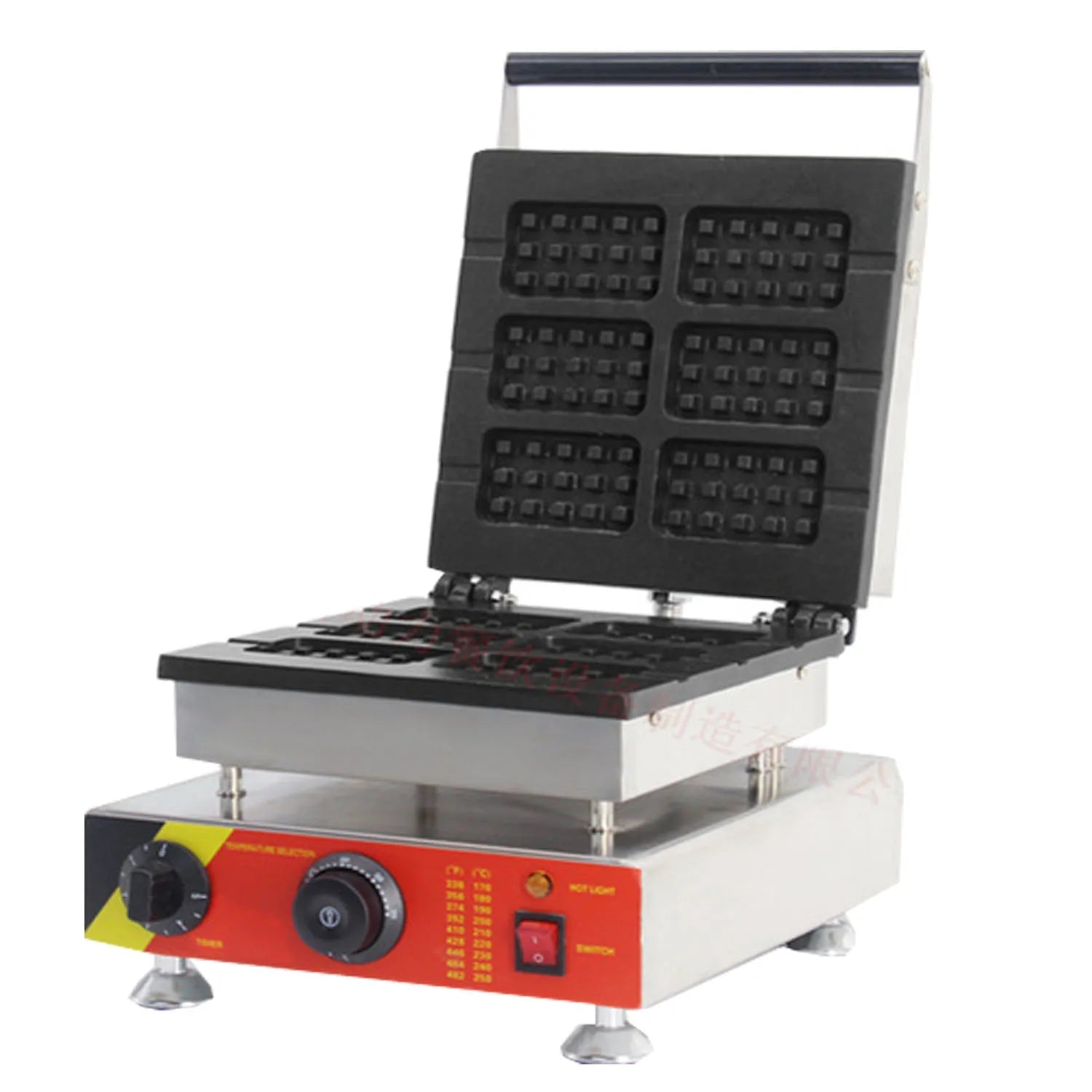 Gaufrier Électrique Multifonction 1750W - Appareil Professionnel avec Plaques Interchangeables pour Maison et Commerce - Cuisine Chez Nadine