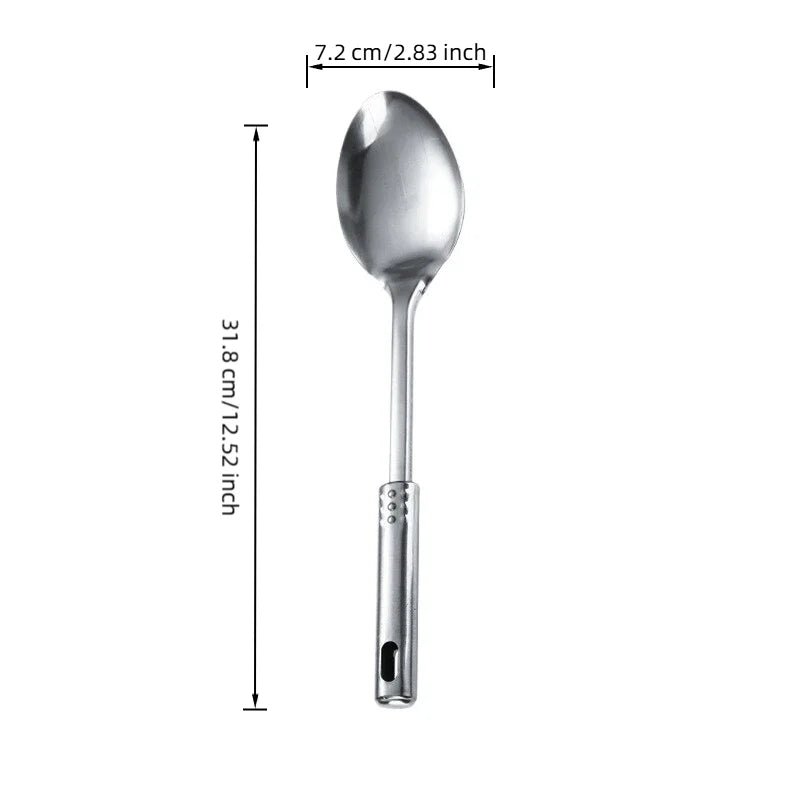 Grande Passoire en Acier Inoxydable - Ustensile de Cuisine Professionnel avec Poignée Ergonomique - Cuisine Chez Nadine