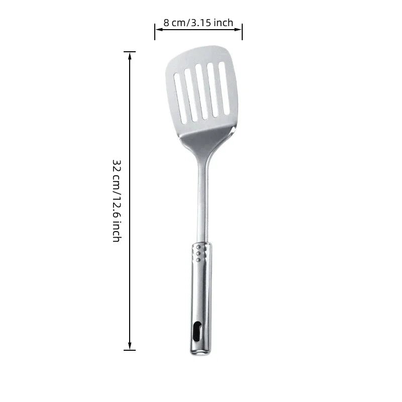 Grande Passoire en Acier Inoxydable - Ustensile de Cuisine Professionnel avec Poignée Ergonomique - Cuisine Chez Nadine