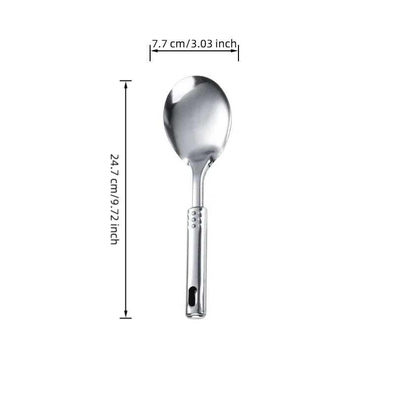 Grande Passoire en Acier Inoxydable - Ustensile de Cuisine Professionnel avec Poignée Ergonomique - Cuisine Chez Nadine