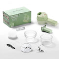 Hachoir Électrique Sans Fil Multifonction - Coupe - Légumes, Tranche - Fruits, Presse - Ail et Mixeur Portable pour Cuisine - Cuisine Chez Nadine