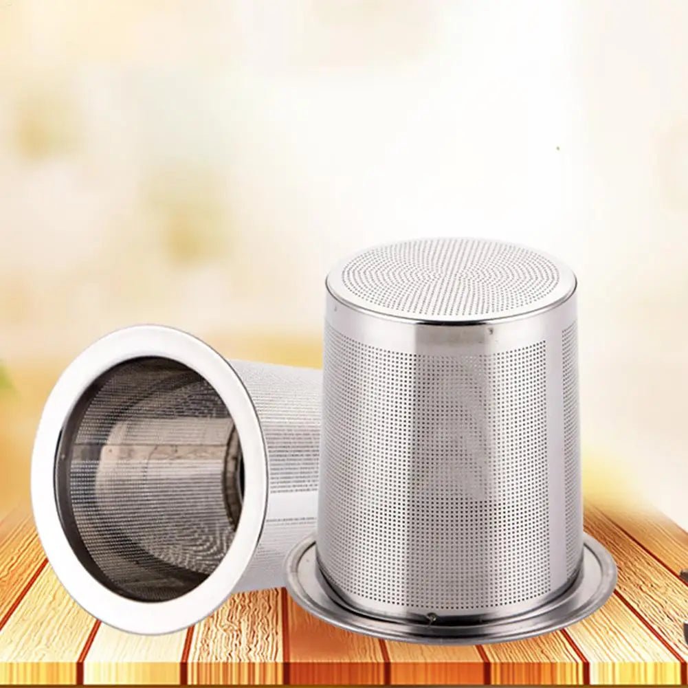 Infuseur à Thé Acier Inoxydable 304 Passoire Tasse Grande Capacité Théière Filtre Feuilles Épices - Cuisine Chez Nadine