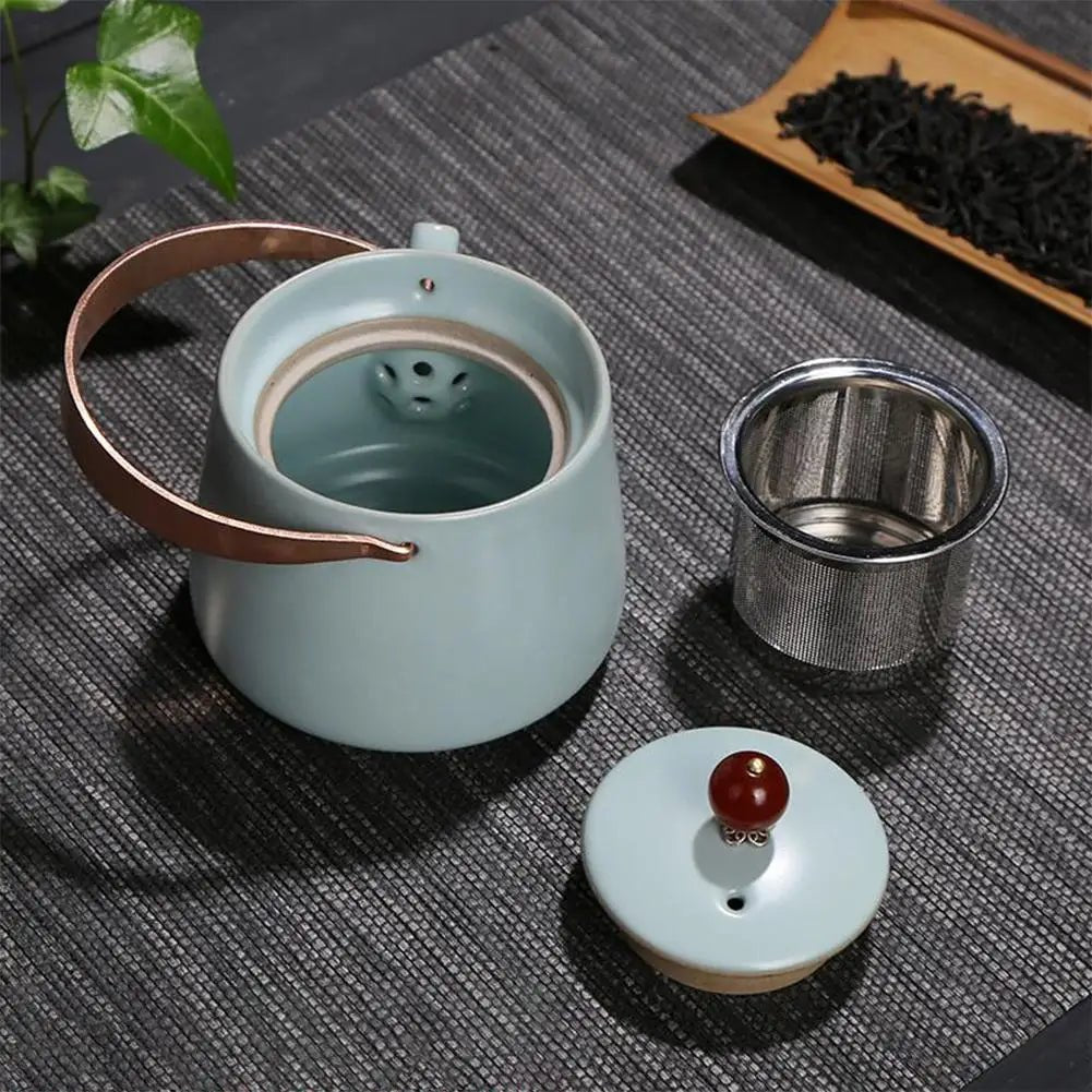 Infuseur à Thé Acier Inoxydable 304 Passoire Tasse Grande Capacité Théière Filtre Feuilles Épices - Cuisine Chez Nadine