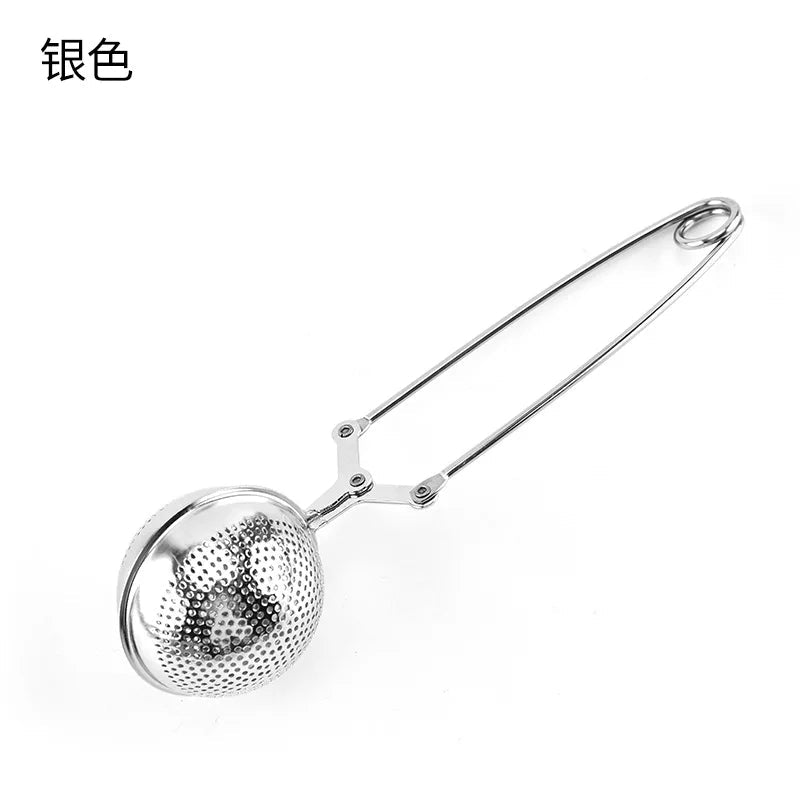 Infuseur à Thé Acier Inoxydable Sphère Passoire Mailles Café Herbes Épices Filtre avec Poignée Boule - Cuisine Chez Nadine