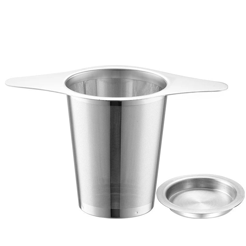 Infuseur à Thé en Acier Inoxydable avec Poignée Filtre à Mailles Fines pour Théières et Tasses - Cuisine Chez Nadine