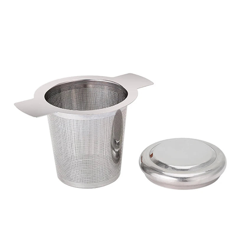 Infuseur à Thé en Acier Inoxydable avec Poignée Filtre à Mailles Fines pour Théières et Tasses - Cuisine Chez Nadine