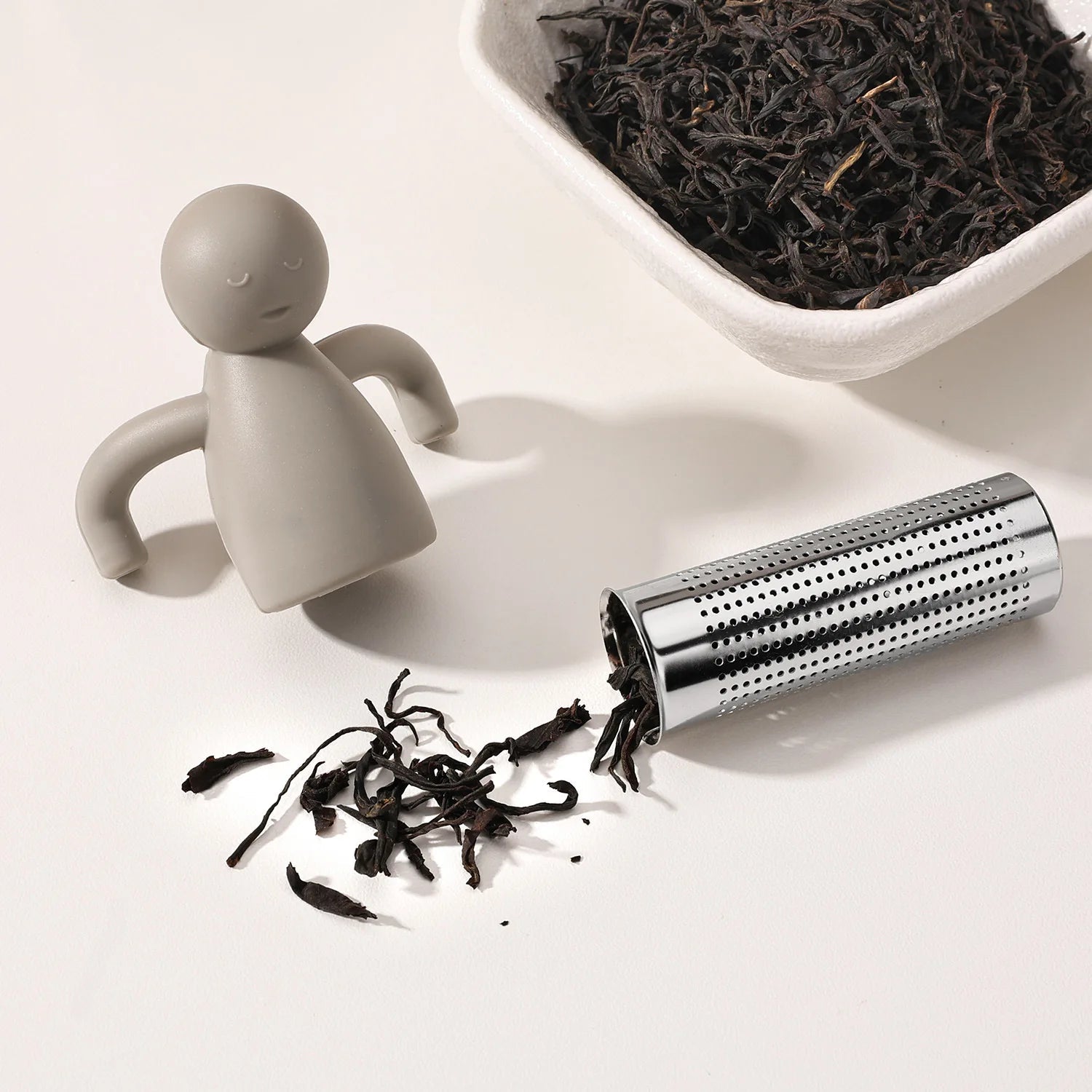 Infuseur à Thé en Acier Inoxydable Design Humanoïde Innovant Passoire Filtre Original - Cuisine Chez Nadine