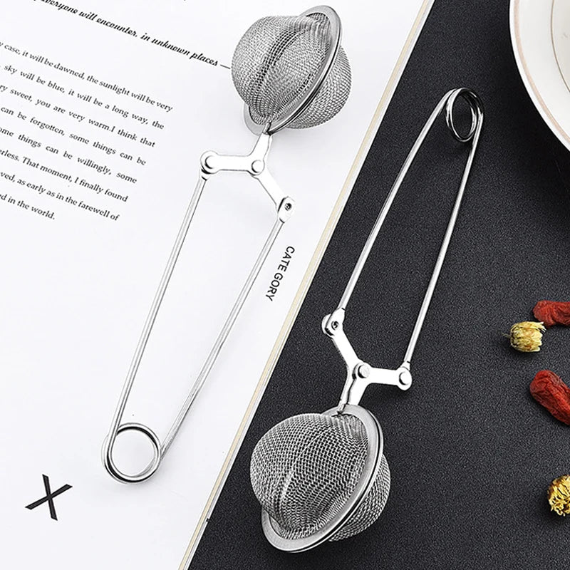 Infuseur à Thé en Acier Inoxydable Passoire Filtre Tamis Boule À Épices Accessoire Cuisine - Cuisine Chez Nadine