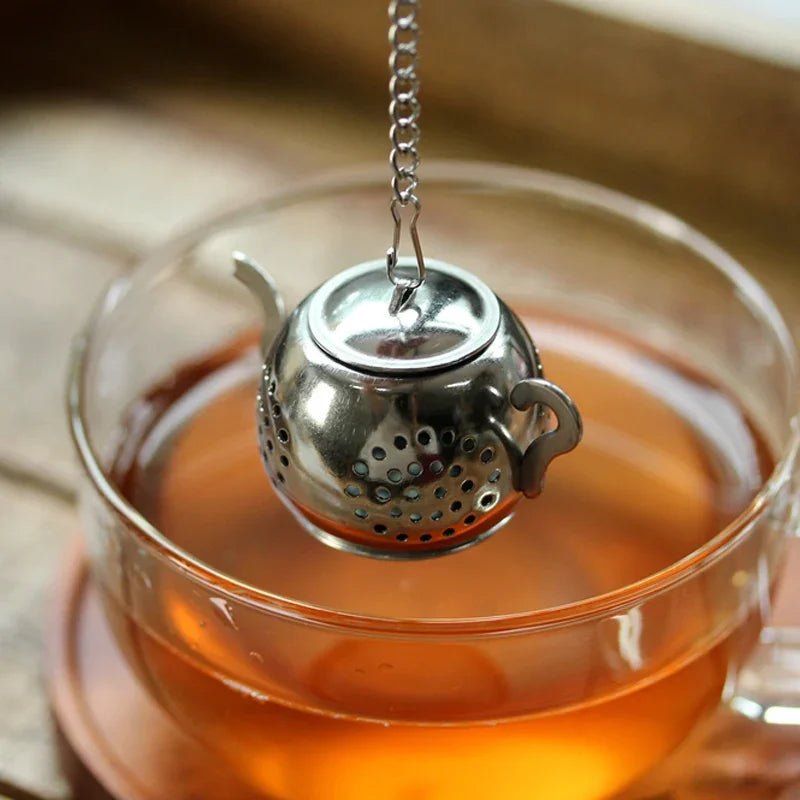 Infuseur à Thé en Acier Inoxydable Passoire Filtre Tamis Boule À Épices Accessoire Cuisine - Cuisine Chez Nadine