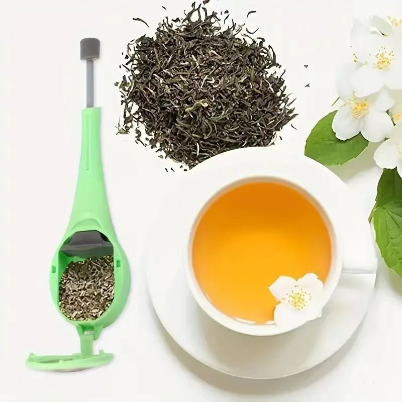 Infuseur à Thé et Café avec Piston Intégré Réutilisable Mesure Tourbillon Infusion - Cuisine Chez Nadine