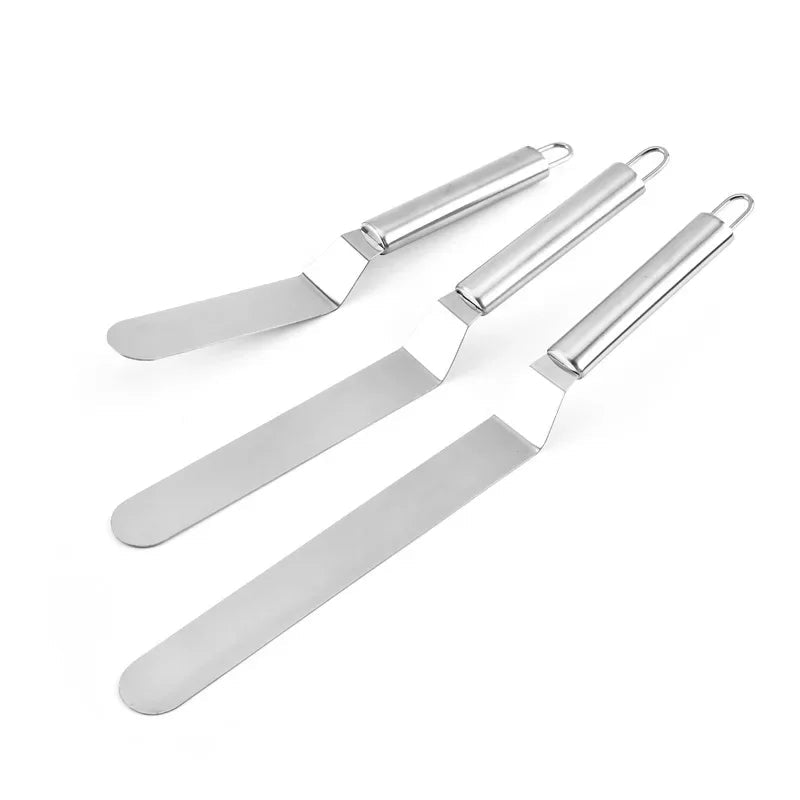 Kitchen Accessories Cake Decorating Tools Stainless Steel Baking&Pastry Tools Portable Cream Spatula Cake Butter Kitchen Gadgets - Cuisine Chez Nadine