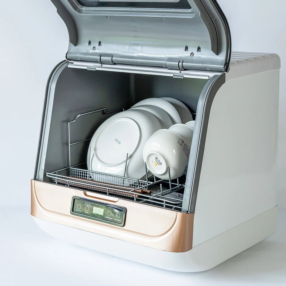 Lave - vaisselle compact intelligent DWS - T05 pour comptoir - Programmes multiples et séchage à air - Contrôle par application - Idéal petites cuisines - Cuisine Chez Nadine