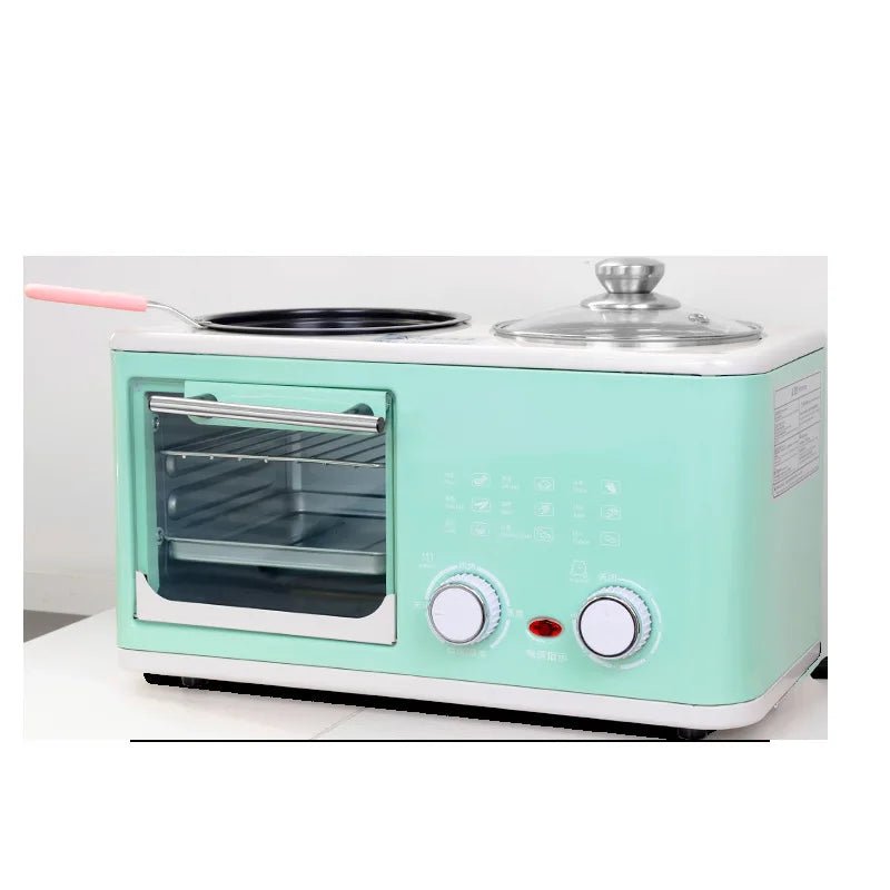Machine à Déjeuner 3 en 1 - Cafetière, Grille - Pain et Poêle Électrique - Cuisine Chez Nadine