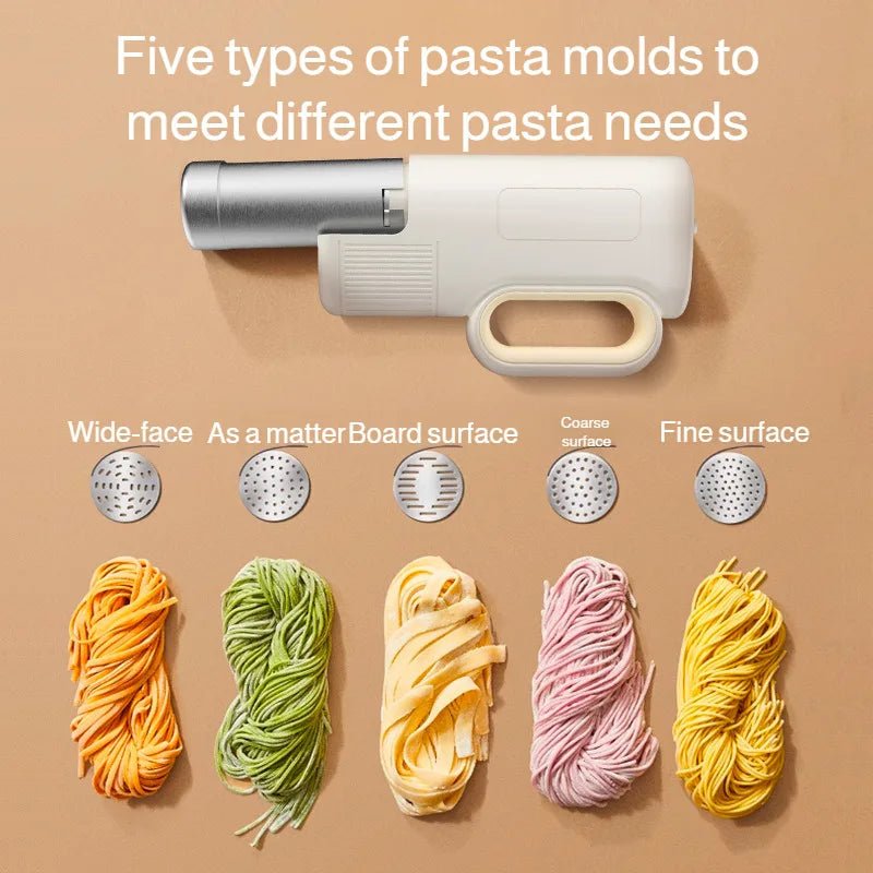Machine à Pâtes Électrique Portable Sans Fil - Appareil Multifonction Automatique Portatif pour Nouilles Maison - Cuisine Chez Nadine