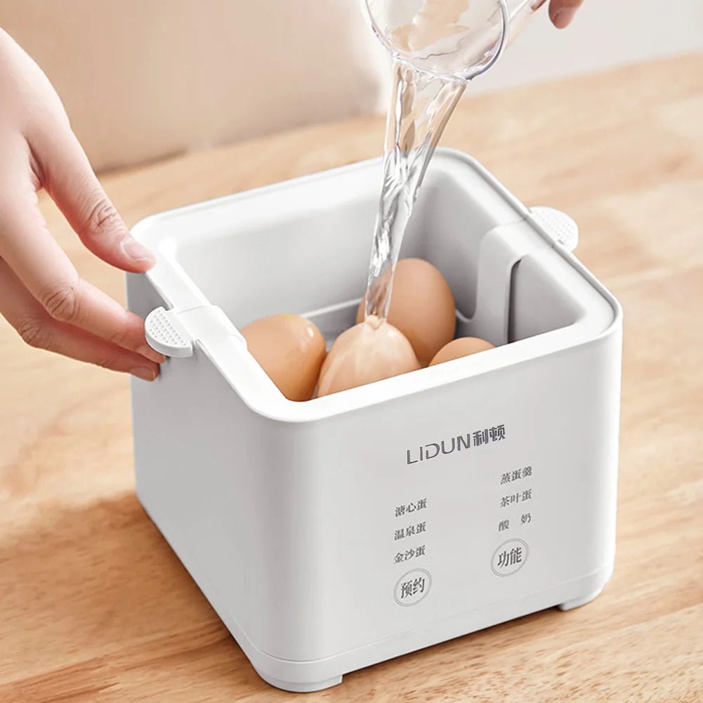 Machine à Petit - Déjeuner Électrique Automatique 220V 300W - Cuiseur à Œufs et Cuiseur Vapeur avec Programmation - Cuisine Chez Nadine