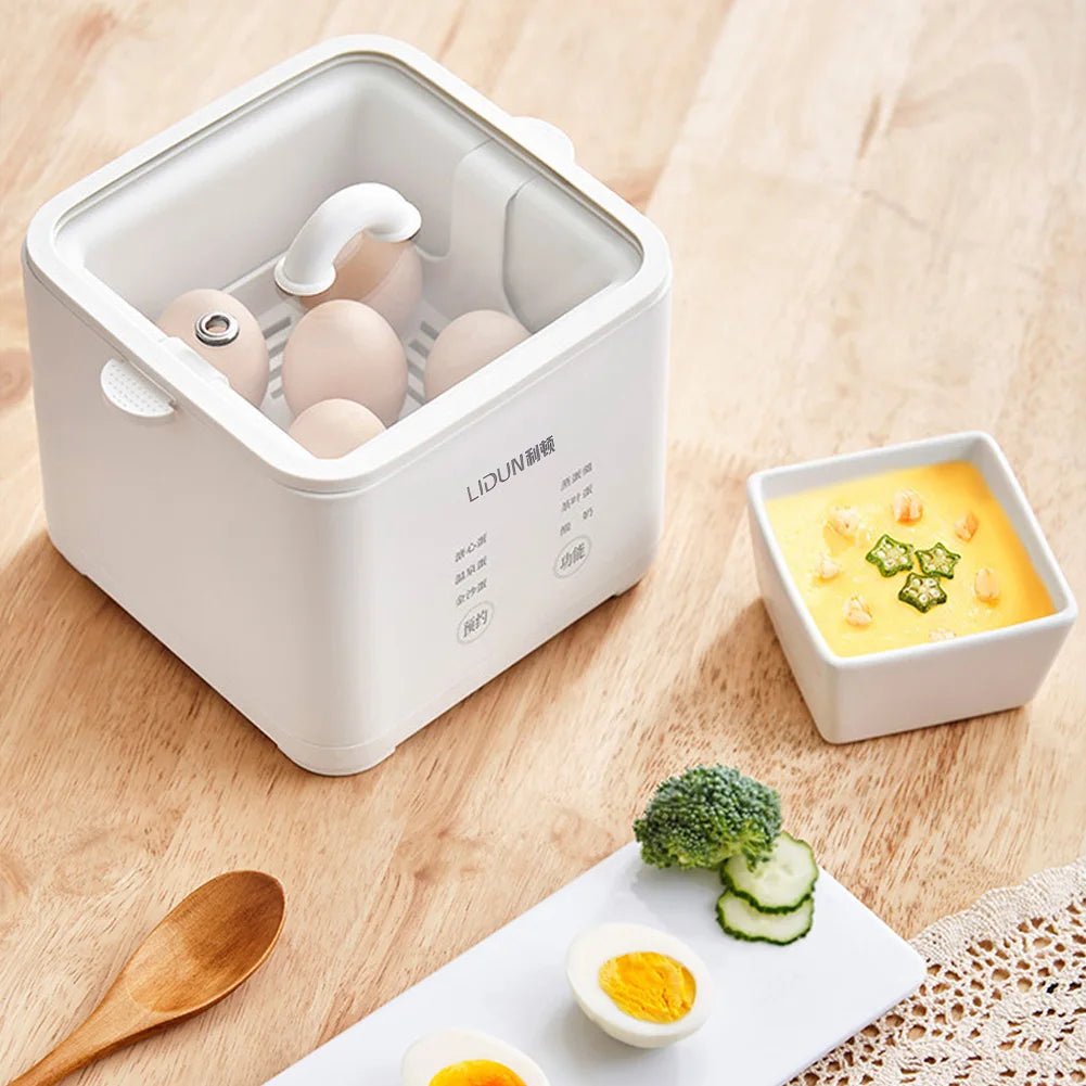 Machine à Petit - Déjeuner Électrique Automatique 220V 300W - Cuiseur à Œufs et Cuiseur Vapeur avec Programmation - Cuisine Chez Nadine