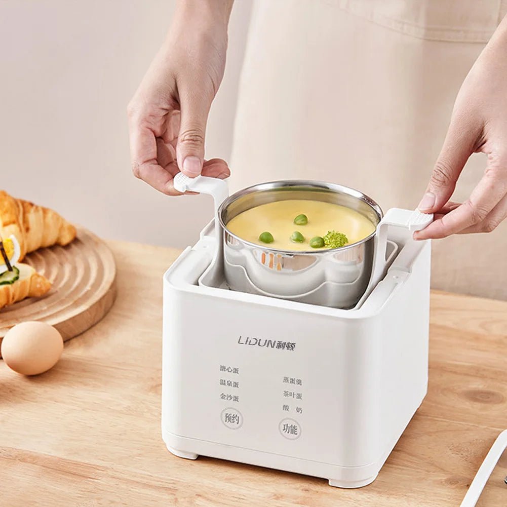Machine à Petit - Déjeuner Électrique Automatique 220V 300W - Cuiseur à Œufs et Cuiseur Vapeur avec Programmation - Cuisine Chez Nadine