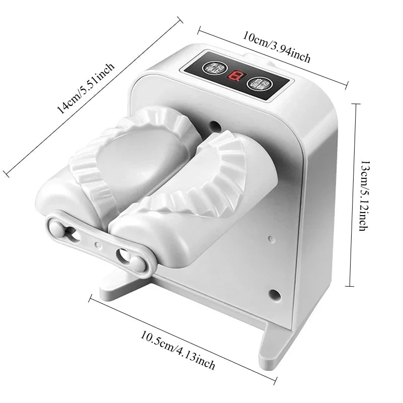 Machine Automatique Électrique à Raviolis et Dumplings avec Cuillère et Pinceau - Presse Rapide pour Cuisine Maison - Cuisine Chez Nadine