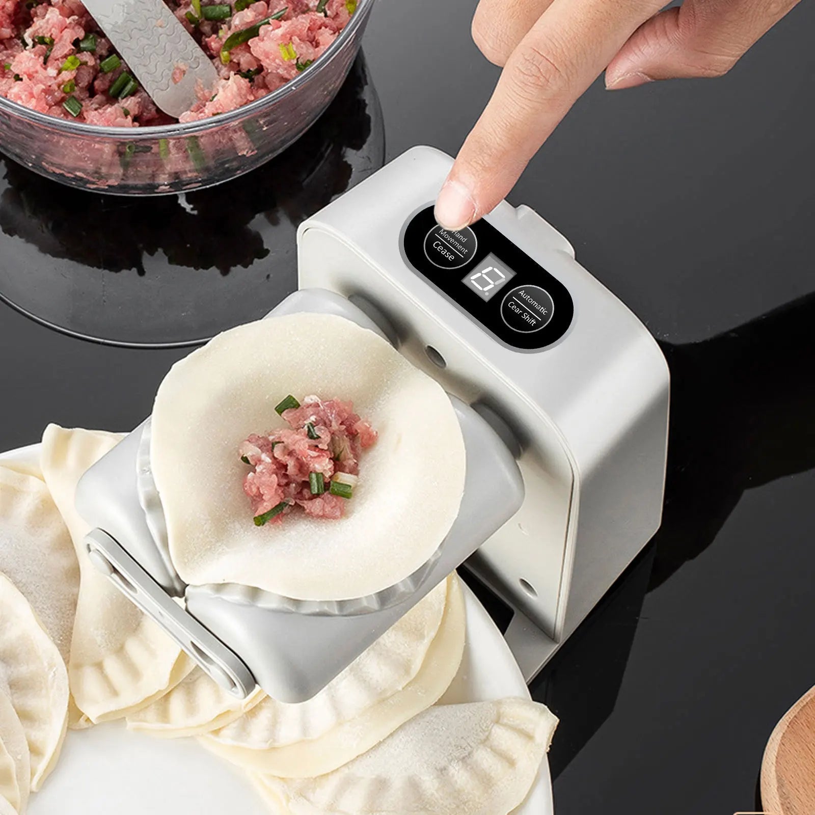 Machine Automatique Électrique à Raviolis et Dumplings - Presse pour Empanadas, Wontons et Raviolis Maison - Cuisine Chez Nadine