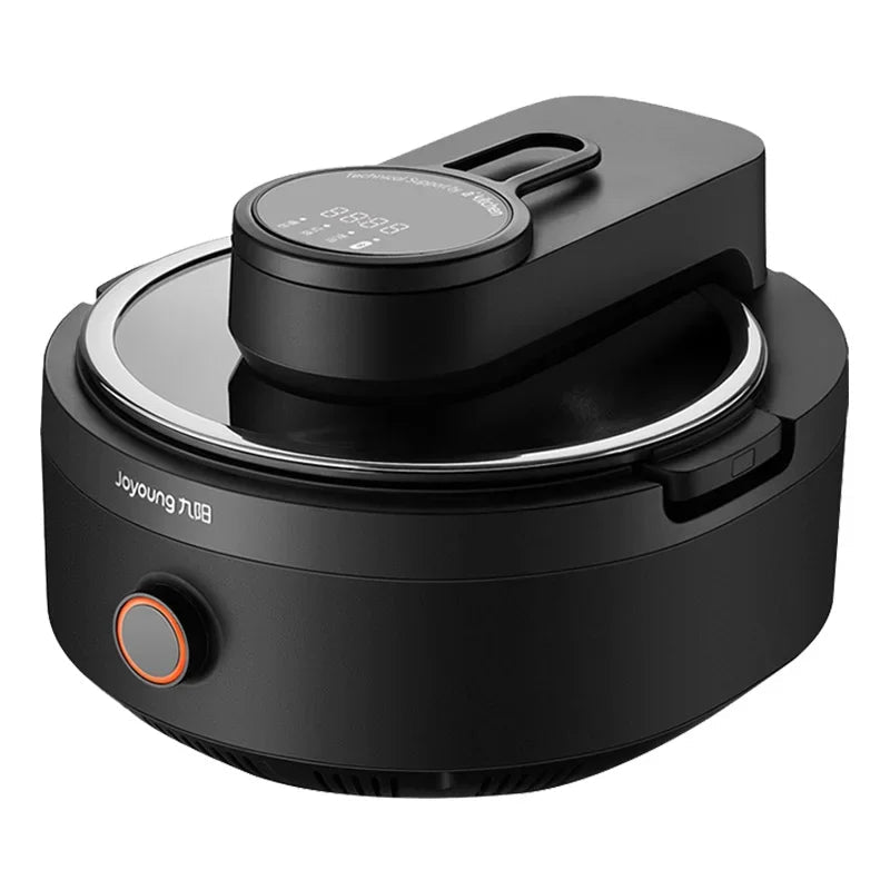 Machine de cuisson multifonctionnelle automatique intelligente 220 V, poêle à frire électrique domestique, appareil de cuisine AK - Cuisine Chez Nadine
