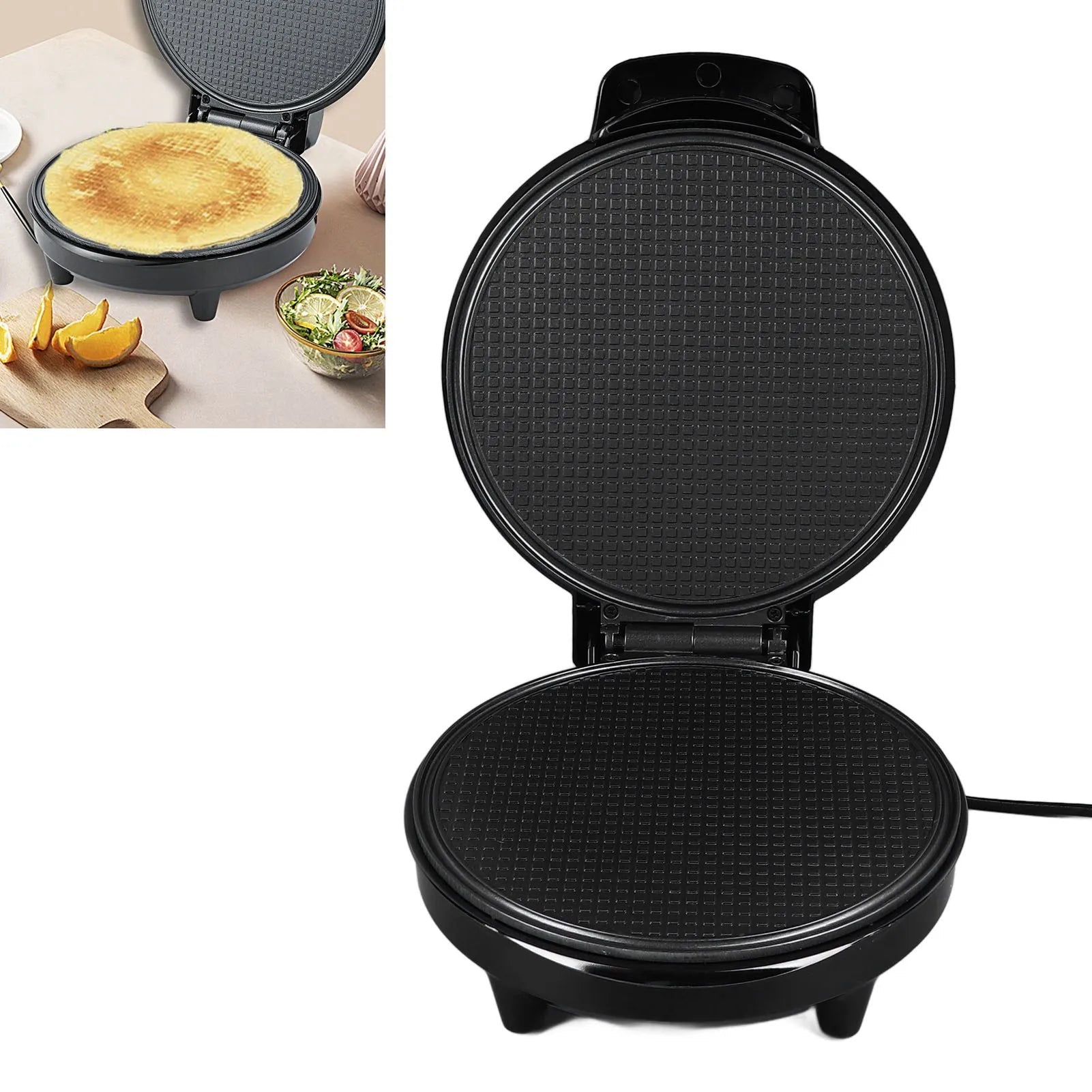 Machine Rouleaux Œufs Électrique Omelette Sandwich Aluminium Gaufres Crêpes Four Cornets Crème Glacée DIY Outil Cuisine - Cuisine Chez Nadine