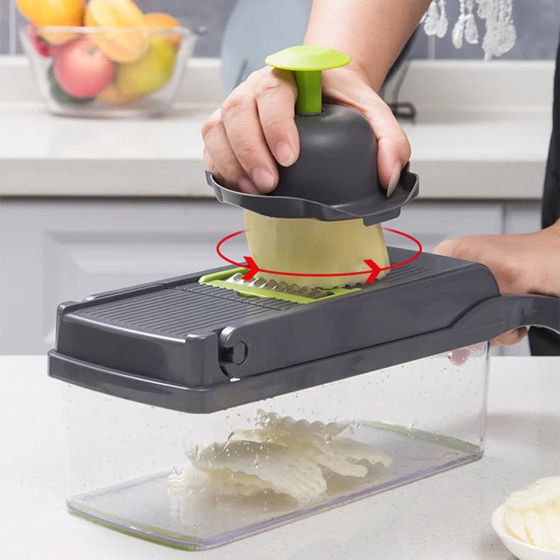 Mandoline Multifonction de Cuisine - Coupe - Légumes Professionnel Tout - en - Un - Cuisine Chez Nadine