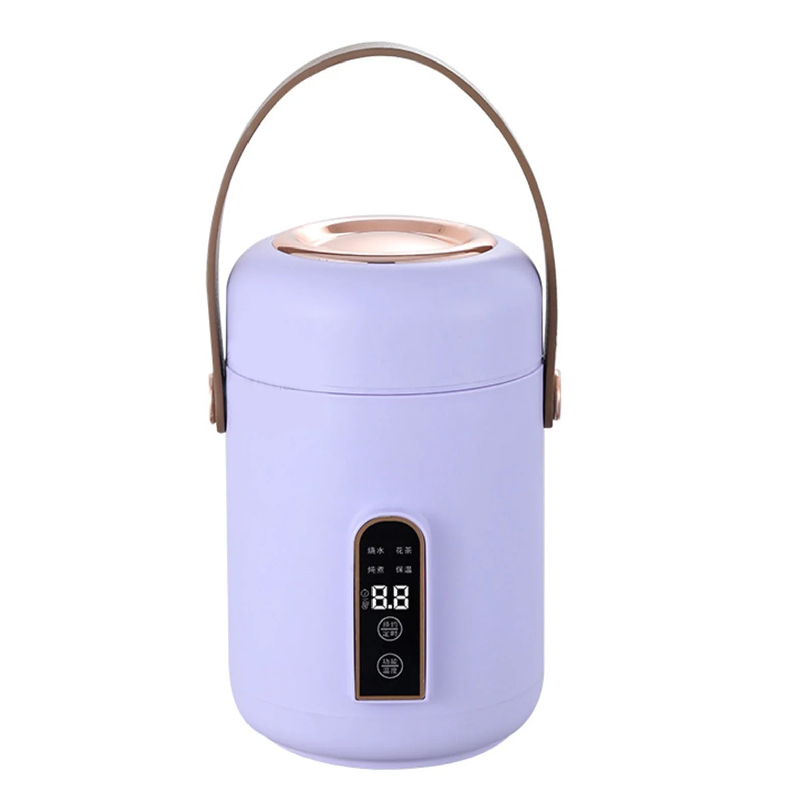 Mini Cuiseur à Riz Électrique Portable Multifonction 220V - Marmite Isolée pour Soupes, Porridge et Mijotés 1 - 2L - Cuisine Chez Nadine
