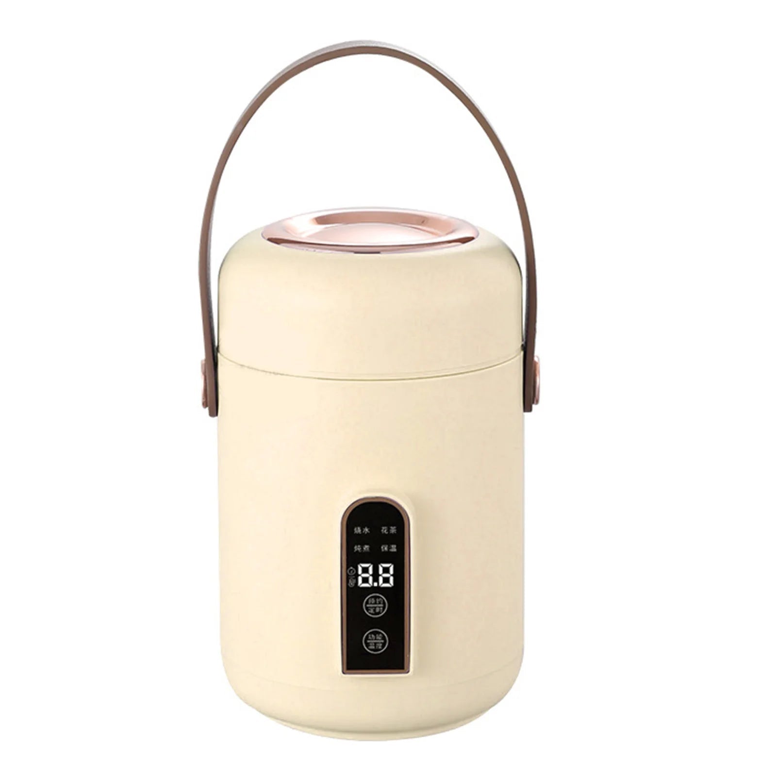 Mini Cuiseur à Riz Électrique Portable Multifonction 220V - Marmite Isolée pour Soupes, Porridge et Mijotés 1 - 2L - Cuisine Chez Nadine