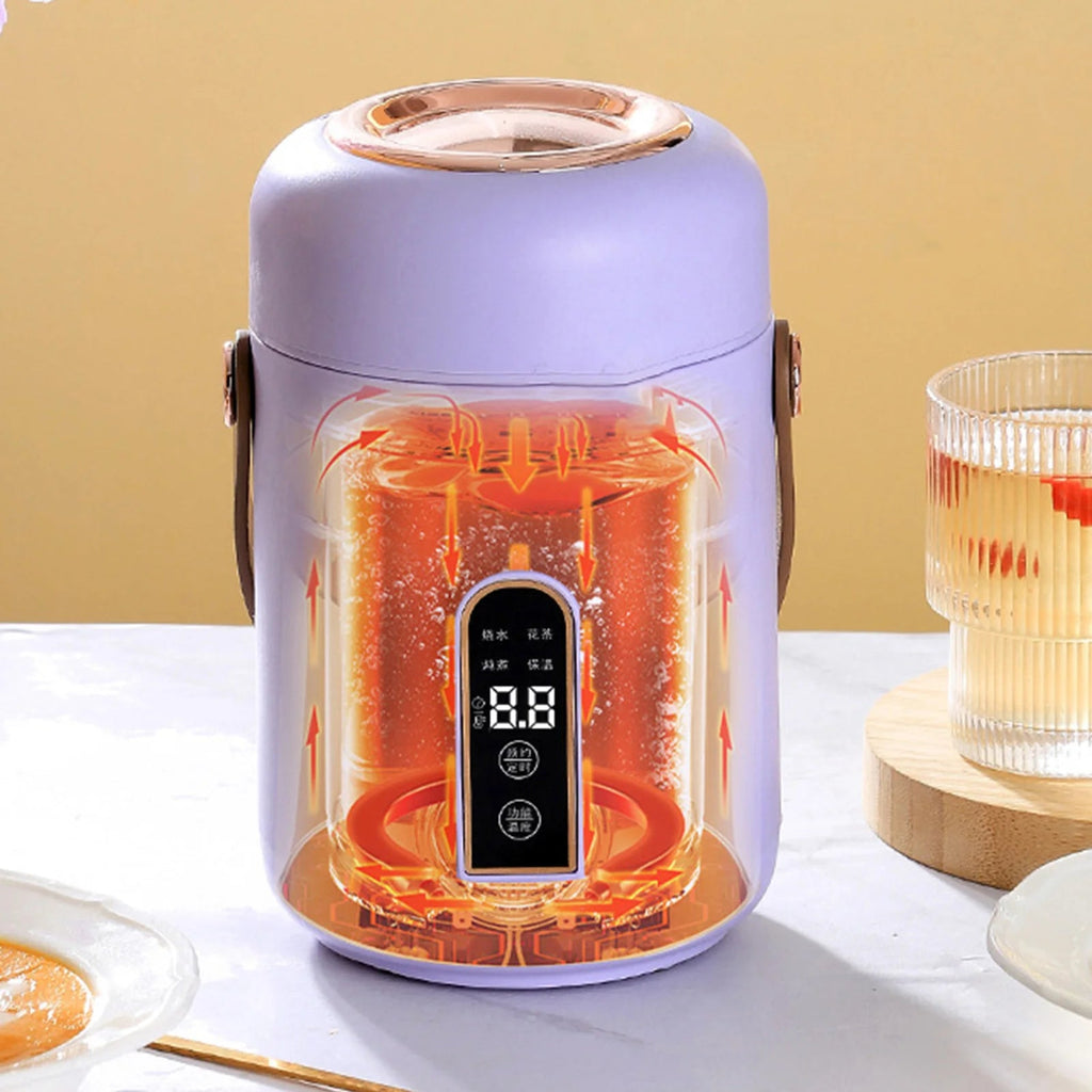 Mini Cuiseur à Riz Électrique Portable Multifonction 220V - Marmite Isolée pour Soupes, Porridge et Mijotés 1 - 2L - Cuisine Chez Nadine