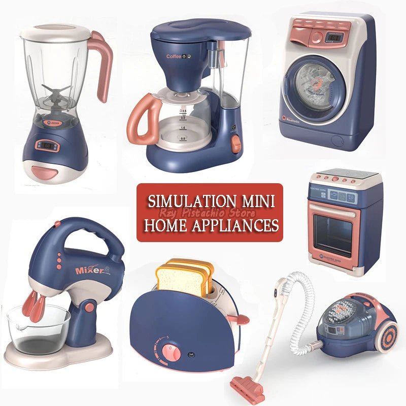 Mini Électroménager Jouet Kawaii - Jeu d'Imitation avec Lumière et Son - Cuisine Chez Nadine