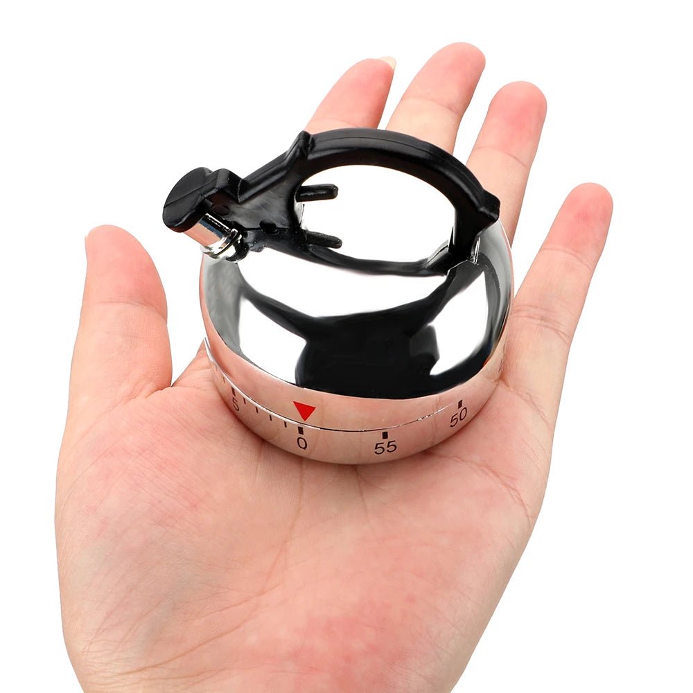 Minuterie de Cuisine Mécanique 60 Minutes - Forme Bouilloire avec Alarme Sonore - Cuisine Chez Nadine