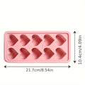 Moule en silicone en forme de cœur - Multifonctionnel pour glaçons, chocolats, puddings et bonbons - Cuisine Chez Nadine