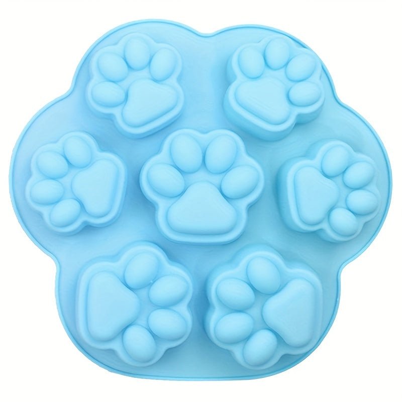 Moule en silicone pattes de chat et chien - Qualité alimentaire pour chocolats, glaçons et cupcakes - Cuisine Chez Nadine