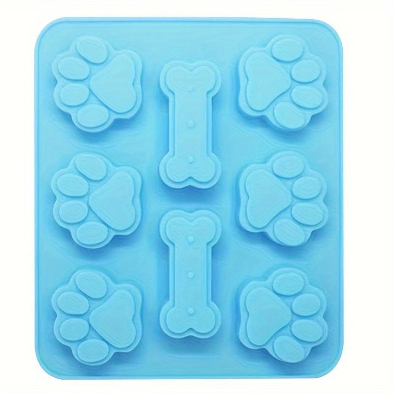 Moule en silicone pattes de chat et chien - Qualité alimentaire pour chocolats, glaçons et cupcakes - Cuisine Chez Nadine