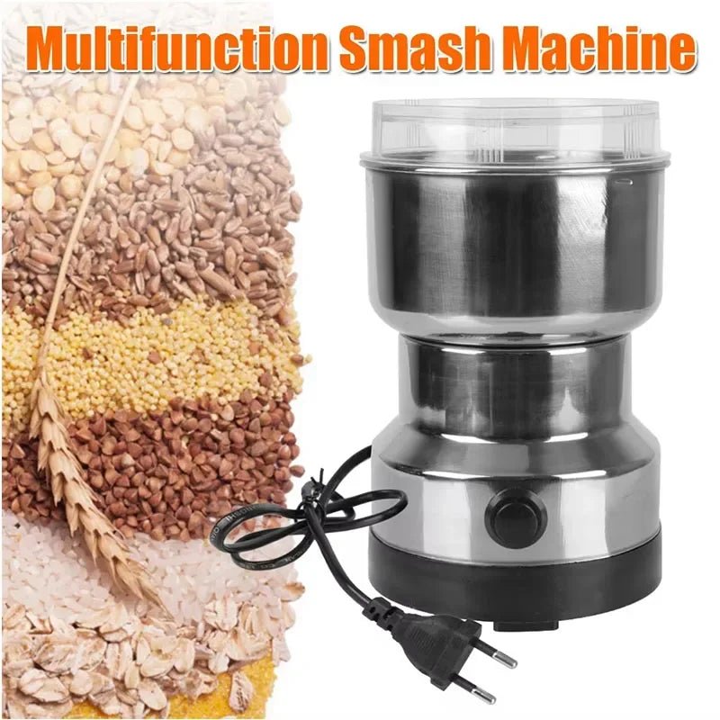 Moulin à Café Électrique 4 Lames - Broyeur Multifonction pour Grains, Noix et Épices - Cuisine Chez Nadine