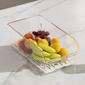 Organisateur de Réfrigérateur Transparent avec Plateau Égouttoir - Bac Rangement Fruits Légumes - Cuisine Chez Nadine