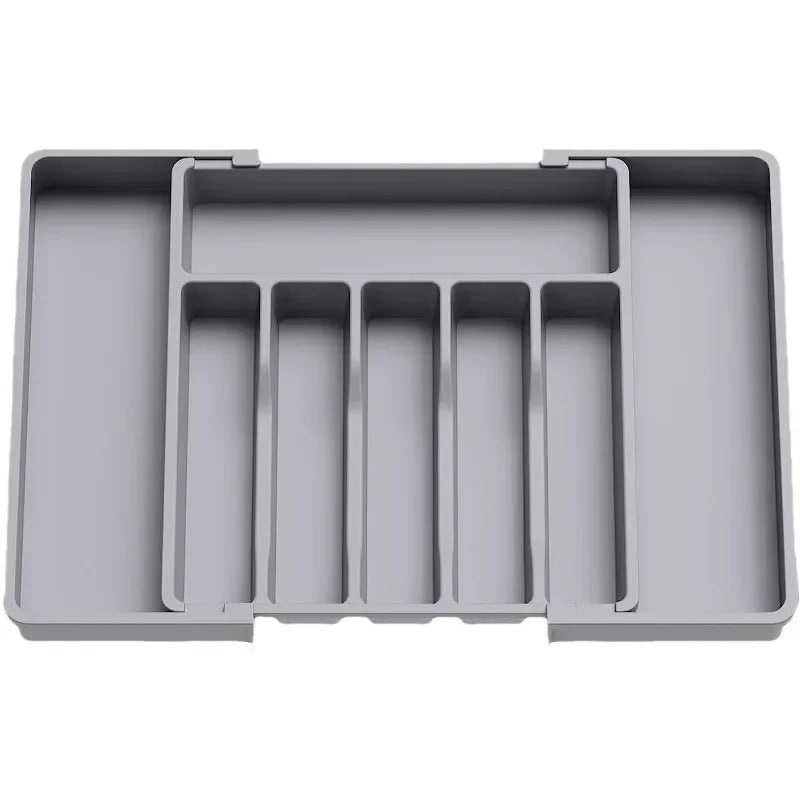 Organisateur de Tiroir de Cuisine Ajustable et Extensible pour Couverts et Ustensiles - Plateau de Rangement pour Argenterie et Vaisselle - Cuisine Chez Nadine