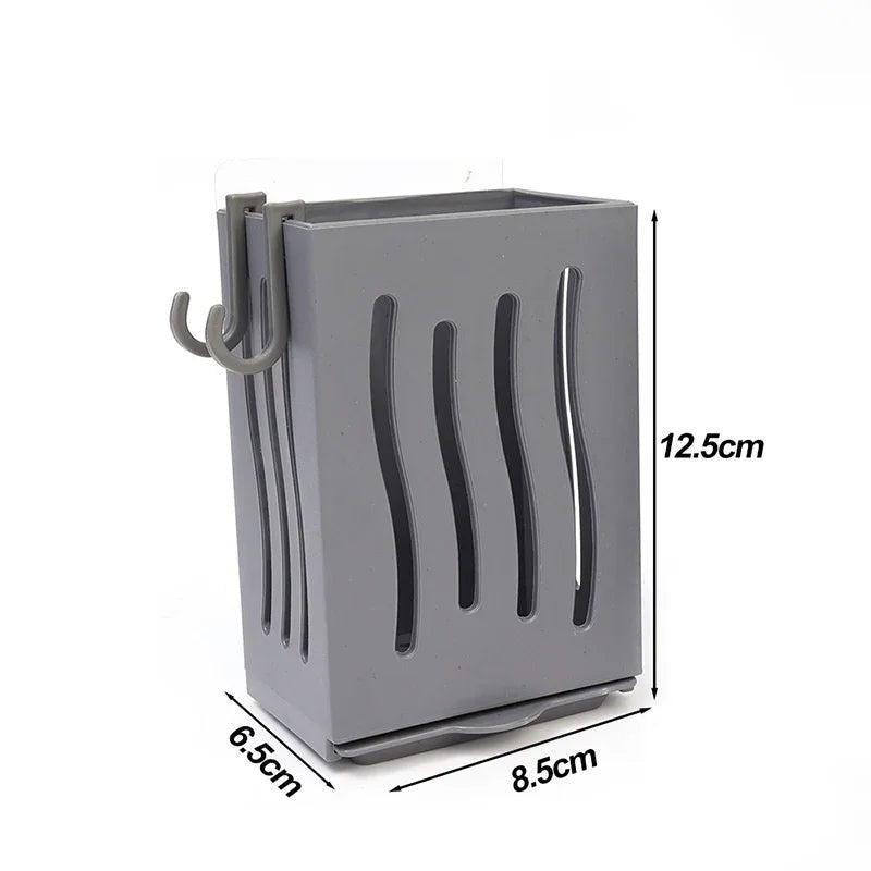 Organisateur Multifonctionnel pour Évier - Panier Rangement Ustensiles Couverts en ABS Gris - Cuisine Chez Nadine