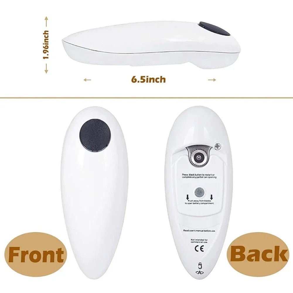 Ouvre - Boîte Électrique Automatique - Bords Lisses pour Personnes Âgées et Arthrite - Cuisine Chez Nadine