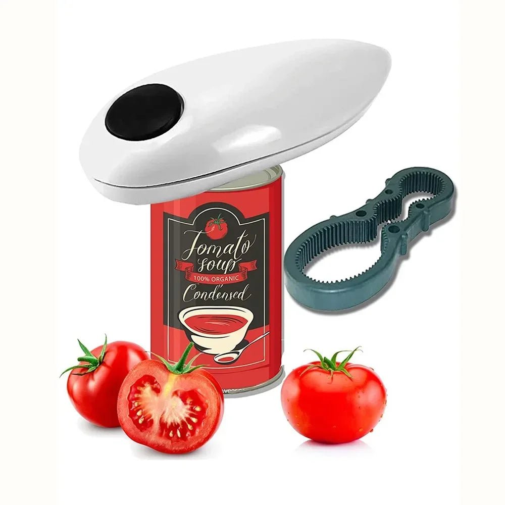 Ouvre - Boîte Électrique Automatique - Bords Lisses pour Personnes Âgées et Arthrite - Cuisine Chez Nadine