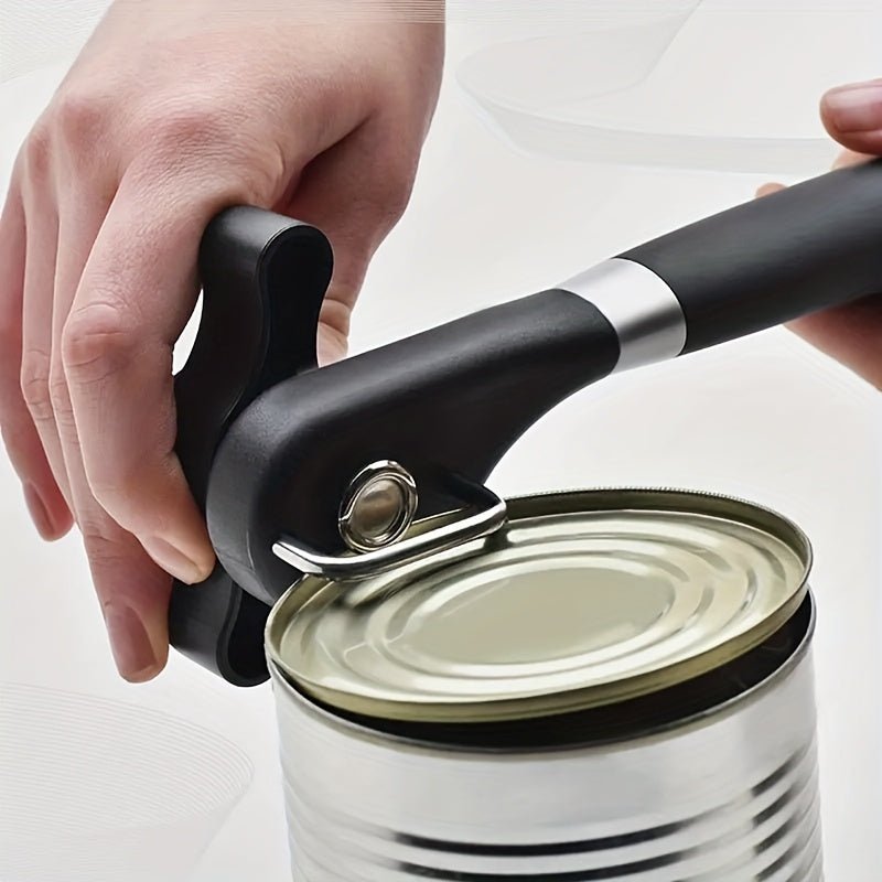 Ouvre - boîte multifonctionnel en acier inoxydable - Ouverture latérale facile - Cuisine Chez Nadine