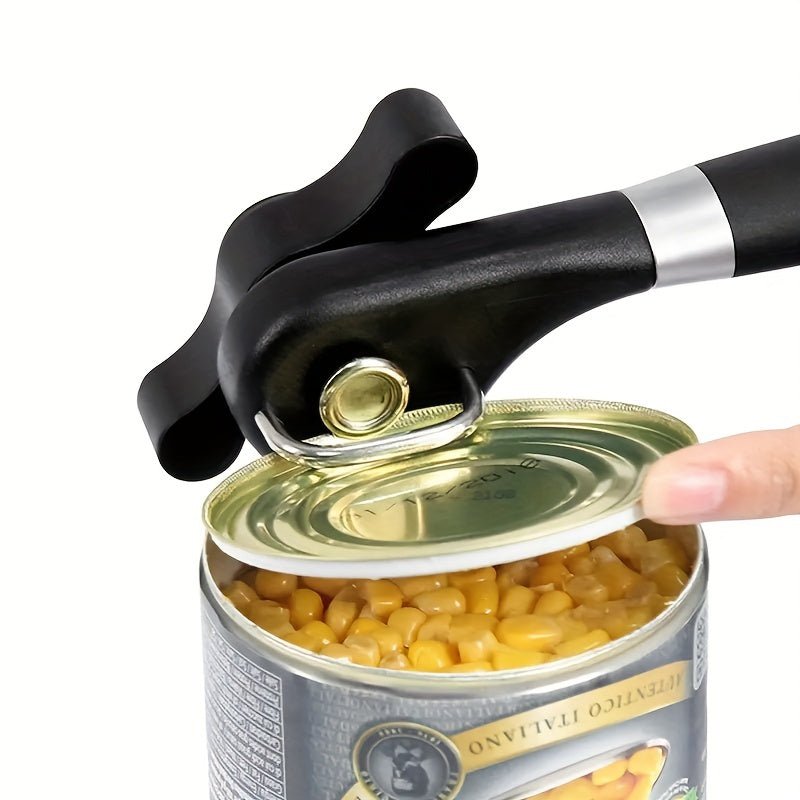Ouvre - boîte multifonctionnel en acier inoxydable - Ouverture latérale facile - Cuisine Chez Nadine