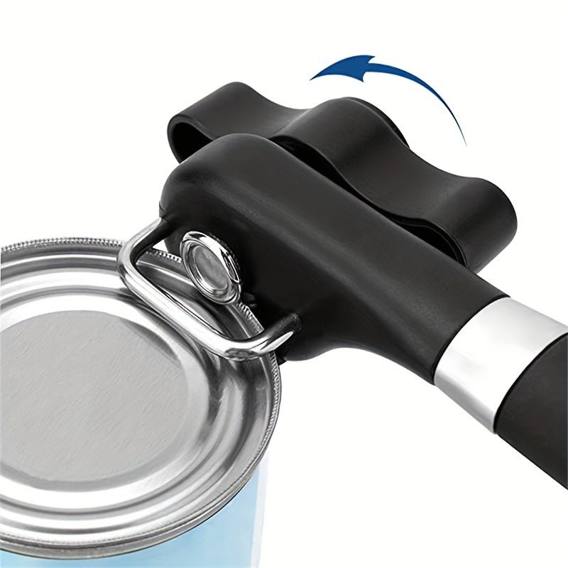 Ouvre - boîte multifonctionnel en acier inoxydable - Ouverture latérale facile - Cuisine Chez Nadine