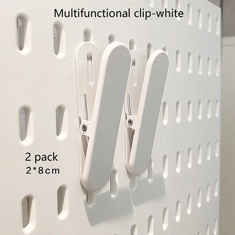 Panneau perforé mural organisateur pour cuisine et salle de bain - Kit de rangement avec accessoires pour outils - Cuisine Chez Nadine