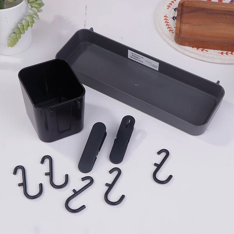 Panneau perforé mural organisateur pour cuisine et salle de bain - Kit de rangement avec accessoires pour outils - Cuisine Chez Nadine