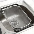 Passoire ajustable pour évier en acier inoxydable - Panier multifonctionnel - Cuisine Chez Nadine