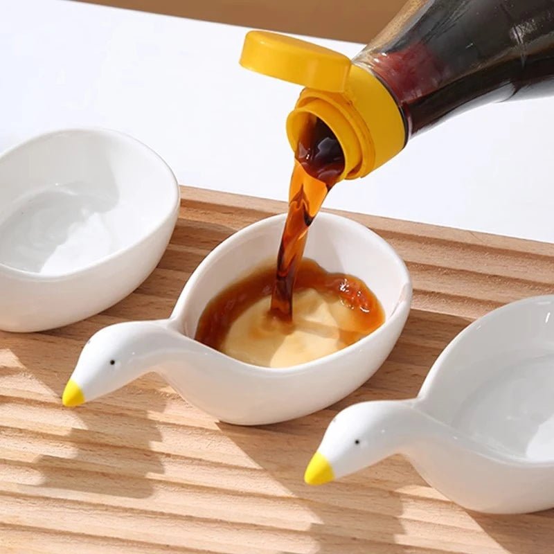 Petit bol à sauce en forme d'animal - Plat à tremper mignon en forme de lapin - Vaisselle adorable pour apéritifs et condiments - Cuisine Chez Nadine