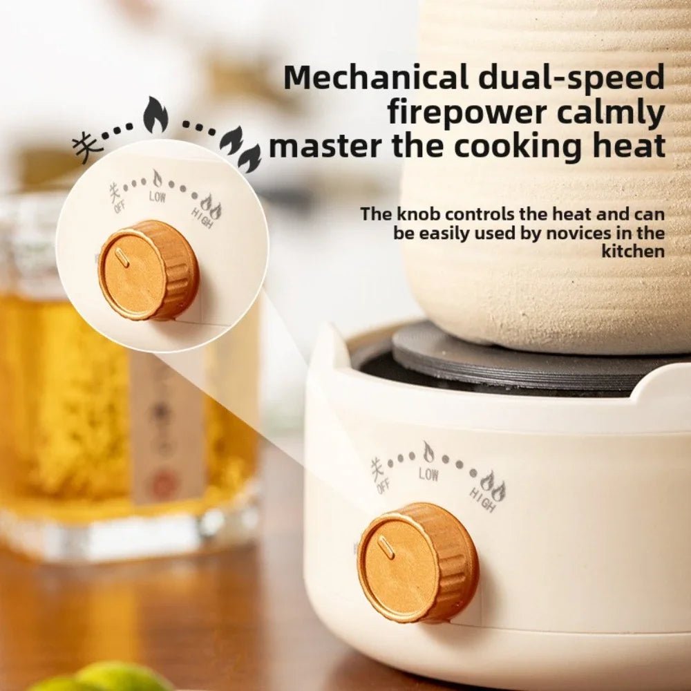 Plaque Chauffante Électrique 500W - Réchaud avec Température Ajustable - Cuisine Chez Nadine