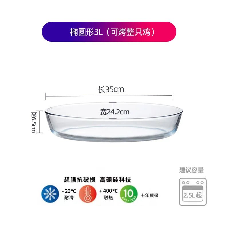 Plat à Four en Verre avec Couvercle – Antiadhésif, Du Congélateur au Four, 21 Formats - Cuisine Chez Nadine